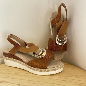 Bohoemian Braided Chunky Style Wedges